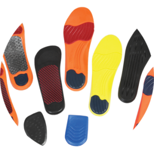 Full line of Sorbothane Heels and Full Sole Insoles