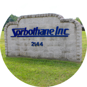 Sorbothane headquarters sign in Kent Ohio