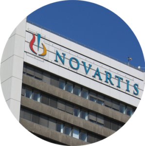 Exterior of the Novartis building