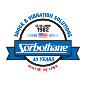 Sorbothane 40 year anniversary logo