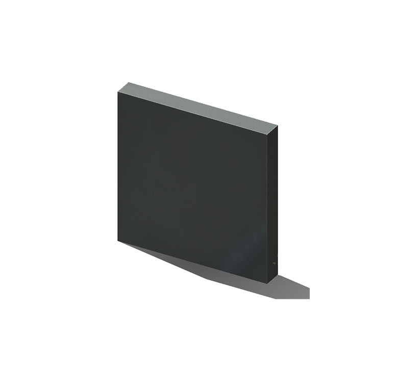 Model of 4x4 Sorbothane sheet stock with PSA