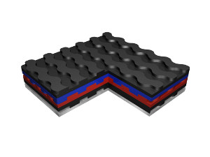 Interlocking Shock Absorbing System