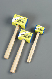  Choose the best sized tool for your auto body work with Sorbothane's Soft Blow Mallets in three sizes.