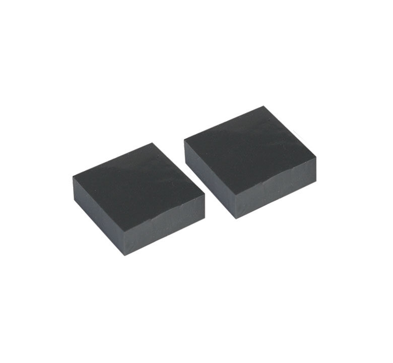 Black Sorbothane isolation pad square