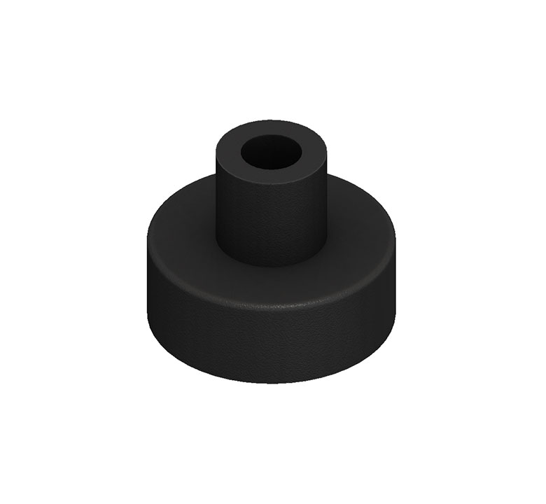 Rendering of a Sorbothane bushing