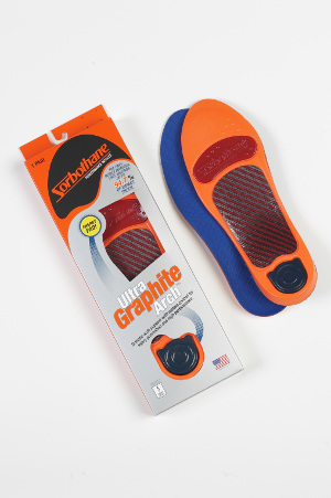 Sorbothane Insoles ultra graphite show insole packaging