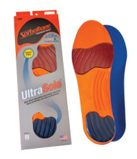 Sorbothane Ultra Soles absorb shock leaving you with comfort step after step.