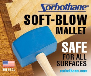 Sorbothane Soft-blow Mallets are safe for all surfaces.